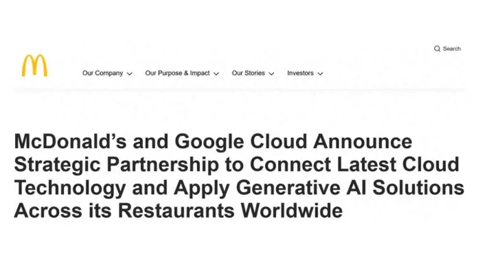 McDonald and Google The Future of Fast Food